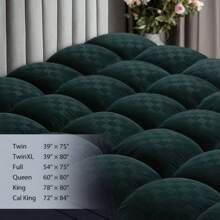 JustLet Cooling Mattress Topper, Extra Thick , Plush Quilted Pad With 8-21 Inch Deep Pockets, Overfilled With Breathable Polyester, Mattress Protector- Machine Washable