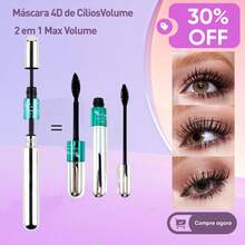 All-In-One Mascara Volume & Length 2 In 1 Waterproof Volumizing Dual-Ended Brush Lengthening Curling Thick Lash Lifting Long Lasting Mascara Eye Makeup Mascara For Christmas Party Prom Birthday Holiday Winter Autumn Y2K Elegant Country Fashion Women Makeup Cosmetic Party Beach Travel Camping Outdoor School Campus Outing Festivals Decoration Gift Present Pink Girl Cosplay Best Color Charm Vibrance - 黑色 - 查看 1