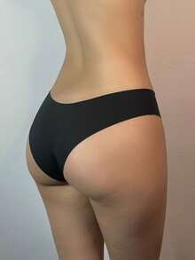Kit 5 Laser Panties Seamless Thong Invisible Comfort - màu đen - Xem 3