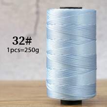 250g Summer Crocheted Flat Ribbon Yarn, 100% Polyester Cord, Handmade Weaving Material For Crochet Summer Sun Hats, Sandals, Bags - Multicolor - View 32