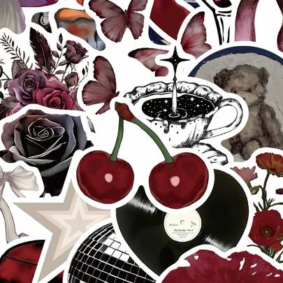 50 יחידות מדבקות פינטרסט ילדה מדריך למחשב נייד מדבקות לקישוט כיסוי טלפון נייד