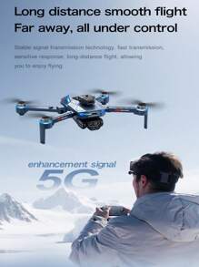 CASRRA The Multi-Functional Drone GT8 With A Camera Is Equipped With A Large-Screen Remote Control For Real-Time Viewing Of The Flight Route, Taking Photos And Videos To Record Life. The Brushless Motor Provides Even Stronger Power. Optical Flow Hovering Flight Is More Stable For Beginner Drones. Economical Drones. Aerial Photography Drones, Wonderful Holiday Gifts