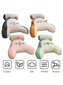 NetHong Soft Reading Support Cushion Pillow Lounger Back Rest Lumbar Arm Seat Relax Pad - Multicolor - View 3