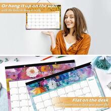 2025-2026 Desk Calendar - Large Desk Calendar 2025-2026,  17" X 12",  July 2025 – December 2026,  Corner Protectors,  Hanging Holes,  Desk/Wall Calendar For Planning And Organizing - 彩色 - 查看 9
