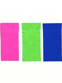 1/3 Pairs Of Women's Spring And Summer Colorful Velvet High,Elasticity Knee,Length Stockings, Cute And Sweet Dopamine Thigh,High Stockings, Daily Casual Socks, Y2k, Cozy Socks - Multicolor - View 4