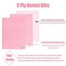1 Pack Disposable Pink/Blue Manicure Desk Mat, 3-Ply Waterproof Foldable Cleaning Pad, Tablecloth, Nail Salon Paper Towels, Multi-Purpose Beauty, Tattoo, Dental Cleaning Cloth, Waterproof Tablecloth, Nail Art Tools - Multicolor - View 7
