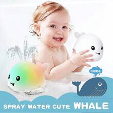 Bath Toy Ball Spray Light Rotating Shower Pool Children Toys Children Toddler Swimming Party Bathroom LED Light Toy Gift