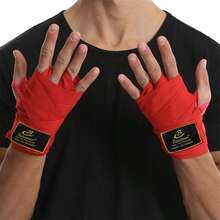 1 Pair Boxing Hand Wraps, Sports MMA Hand Wraps, Muay Thai Hand Wraps, Unisex Fighting Training Hand Bandages - Multicolor - View 4