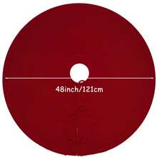 1 pieza Falda de árbol de Navidad tejida: Falda de árbol de 48 pulgadas de color blanco crema con trenzado de punto grueso, decoraciones rústicas de árbol de Navidad, decoración navideña de estilo granja, decoraciones para el hogar y fiestas navideñas, decoración del hogar, decoraciones navideñas, decoración de habitación, decoraciones navideñas de invierno, regalos de Navidad, decoración navideña