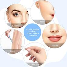 Face Razor Women Facial Razor For Hair Removal Dermaplaning Tool Peach Fuzz Mer Fine Hair Remover Eyebrow Razors And Dermaplane Face Shavers Women's Exfoliating For Sensitive Skin Ential Travel - as pic - View 5