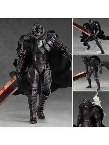 25厘米高动漫可动人偶、狂战士个性雕像人偶、Guts模型人偶、战损血腥版人偶雕像人偶、酷炫黑骑士玩具人偶、黑衣剑士雕像模型、动漫周边人偶、可动模型人偶、人偶装饰、收藏模型 - 彩色 - 查看 13