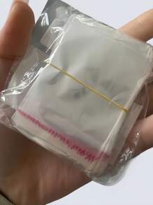 أكياس تغليف OPP شفافة 6 * 8 سم، 50 قطعة/100 قطعة/200 قطعة/400 قطعة/800 قطعة/1000 قطعة (الحجم القياسي هو 50 قطعة)