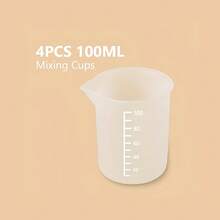 Bộ 10 cốc đong bằng silicon cho nhựa, cốc silicon 600 & 100ml, vật tư nhựa, cốc khuấy nhựa, thanh khuấy silicon, cốc khuấy nhựa Epoxy. Phụ kiện dụng cụ cầm tay DIY - Nhiều màu - Xem 11