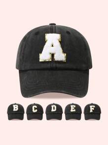 Gorra lavada negra Gold Label