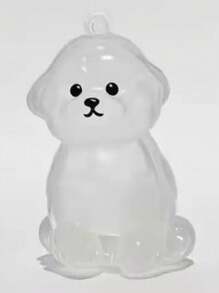 1 pièce/5 pièces Boîte de rangement et de stockage pour poils de chat et de chien de compagnie très attrayante et transparente, pendentif commémoratif, porte-clés, cadeau commémoratif, chat orange, chat Sanhua, Teddy, Bomei, Chaigou, Bixiong, Samoye, Golden Hair, Corgi, West Highland, stockage de poils de chien tacheté - Transparent - Voir 15