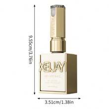 XEIJAYI 1pc  White Plain Water Cat's Eye Magnetic Gel Nail Polish - Ultra Shine, Quick-Dry, Soak-Off UV/LED Varnish For Stunning Manicures - 白色 - 查看 8