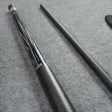 1/2" Cue Stick, 11.5mm Tip, Handcrafted, Carbon Fiber Material, Resistant To Bending, Mysterious Dark Style, Unique Design. Cue Stick + Cue Case + Gifts, Easy To Carry, Best Gift For Yourself Or Friends. - Black - View 3