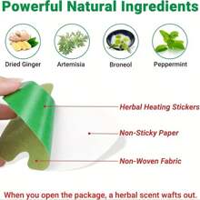 30pcs Mugwort Joint Patches, Knee Patches, Sticky Hot Compresses, Pain Relief, Long-Lasting And Effective, Warm Herbal Heating Patches, Suitable For Neck, Back, Knees And Other Joints, Joints Health