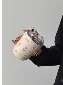 1 cốc thủy tinh cách nhiệt hai lớp bằng thép không gỉ hình trái tim màu hồng 280ml/380ml, cốc, bình đựng nước, thích hợp cho phòng tập thể dục, văn phòng, gia đình, ngoài trời, du lịch, quà tặng ngày lễ, tốt nghiệp, trở lại trường, ngày của mẹ - Nhiều màu - Xem 8