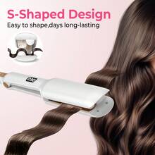 2 Unidades Ferro de Ondular com Íons Negativos - Design Anti-Queimadura, Ondulação Rápida em 10 Minutos, Uso Seco/Úmido, Ondas Grandes Fáceis, Aquecimento Rápido de Alta Potência, Ferramenta de Penteado Conveniente para Mulheres, Voltagem Dupla para Uso Global - Ótimo para Formatura, Aniversário, Feriado, Viagem