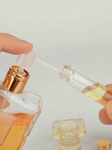 Transparent Diffuser Funnel Cosmetic Pump ,Dispenser And Lotion Perfume Tool, Perfume Atomizer Refillable Bottle Tool, Perfume Dispenser Pump Perfume Refill ,Pump Cosmetic Dispenser Pump Transfer Tool, For Travel Refillable Perfume Spray Bottle - Clear - View 2