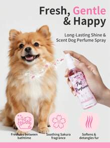 GJYC PET 樱花宠物香水喷雾 - 3.38 液体盎司，持久留香，适用于狗和猫，除臭清新，不含酒精 - 彩色 - 查看 2