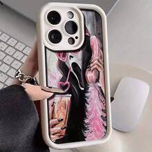 Scary Movie Pattern Frosted Soft Case For Apple  17 Air/16/15/14/13/12 Pro Max 17/16/15 Plus 11/X/Xsmax Mobile Phone Case Tpu For Galaxy S22 S23 S24 S25 Ultra/Plus/FE/Edge/+ Anti-Fingerprint Anti-Fall Durable For Men And Women - White - View 1