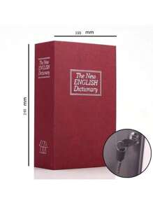 Creative Dictionary Book Shaped Piggy Bank With Lock, Hidden Safety Lock, Cash Coin Storage Box/Savings Container - Multicolor - View 17