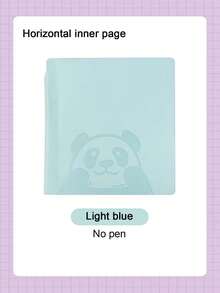 1set熊猫方形小笔记本便携口袋方形小笔记本小号高颜值熊猫超可爱记事本开学季