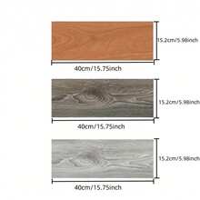 Self-Adhesive Floor Tiles, Easy Installation, Waterproof & Scratch Resistant, Suitable For Bedrooms, Kitchens – 10pcs, 15.7 X 5.9 Inches - Multicolor - View 4