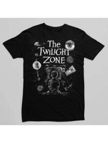 Camiseta con póster de The Twilight Zone - Negro - Ver 7