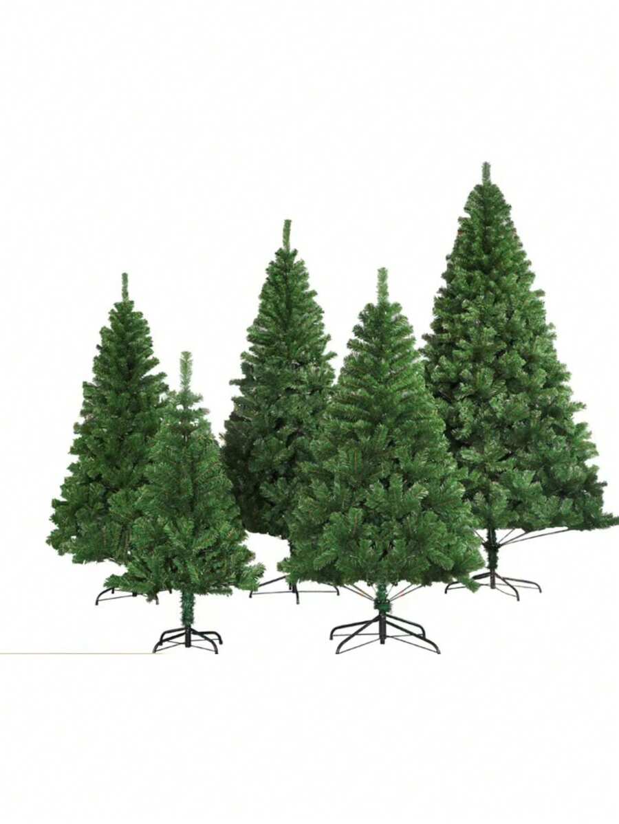 1 cây thông Noel nhân tạo bằng nhựa PVC dày đặc trang trí nhà Giáng sinh, cây thông thường màu xanh lá cây cho trung tâm thương mại, sân, cửa hàng nhỏ trang trí Giáng sinh đồ trang trí Giáng sinh quà tặng Giáng sinh trang trí Giáng sinh - Nhiều màu - Xem 1