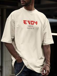 Oversized Streetwear T-Shirt JDM EVO 4 Lancer Evolution Tunada REF 7251 VEST NERD - 卡其色 - 查看 4