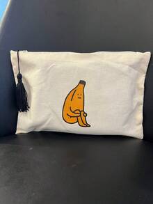 Necessaire Banana - Bege - Visão 2