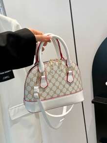 Fashionable New Retro Shell Handbag, Street Chic Shoulder Bag, Simple Ladies Shell Bag , Y2k - Multicolor - View 9