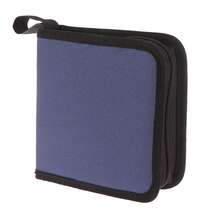 1Pc 40Tabletas CD DVD Discos Bolsos de Oxford Estuche de Almacenamiento Estuche CD/DVD Estuche CD Almacenamiento Organizador de DVD Estuche Porta Folletos de DVD LZKY - Azul - Ver 12