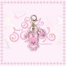 Portachiavi in acrilico a forma di stella SKZ 5'CLOCK, accessorio decorativo, ciondolo, collezione fan, regali per compleanni, regali per coppie, regali per feste, piccoli regali, il regalo di Natale perfetto