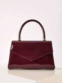 Fashion Solid Color Mirrored Handbag Evening Bag, Charming And Elegant Women's Business Bag, Suitable For Ladies' Daily Commute Or Dating For Party,Wedding, Prom, Dinner/Banquet, Matching With Wedding Dresses,Formal Dresses, Prom Dresses, Birthday Dresses