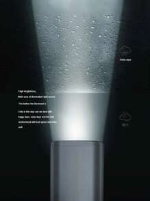 大功率远射程 LED 手电筒带 COB 侧灯 USB 可充电输出探照灯内置电池户外露营应急超亮战术手电筒带挂钩