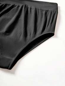 5 bragas de maternidad de cintura alta con soporte abdominal mejorado y entrepierna de algodón sin costuras para un ajuste discreto y cómodo. - Negro - Ver 4