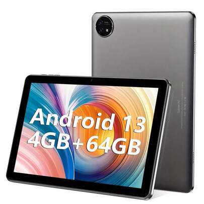Tablet 10 Inch Android Tablets, Android 13 Tablet, 6(2+4)GB RAM Quad Core Processor 32GB Storage Tablet Computer, GPS, FM, GMS Certification, IPS HD Screen, 6000mAh Long Battery Life