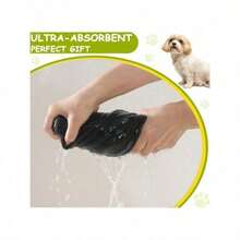 1pc Pet Towel For Quick Drying!Absorbent Design For Dog Baths, Rainy Walks & Messy Play – A Must - Have For Every Dog Household - Pink - View 6