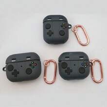 液态硅胶防震厚耳机保护壳适用于 Pro 2 和 4 - 灰色 - 查看 5