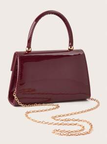 Fashion Solid Color Mirrored Handbag Evening Bag, Charming And Elegant Women's Business Bag, Suitable For Ladies' Daily Commute Or Dating For Party,Wedding, Prom, Dinner/Banquet, Matching With Wedding Dresses,Formal Dresses, Prom Dresses, Birthday Dresses