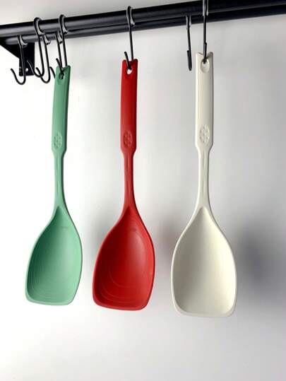 1/3pcs 31cm/7.4cm Increase The Size Kitchen Multi-Functional Silicone Spatula High Temperature Spoon Cooking Multi-Purpose Daily Non-Stick Pan Kitchen Utensils