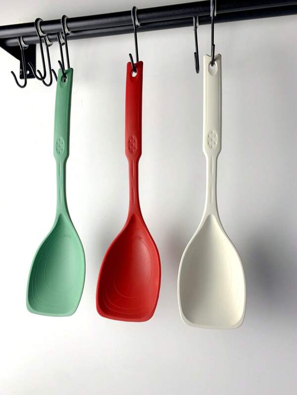 1/3pcs 31cm/7.4cm Increase The Size Kitchen Multi-Functional Silicone Spatula High Temperature Spoon Cooking Multi-Purpose Daily Non-Stick Pan Kitchen Utensils