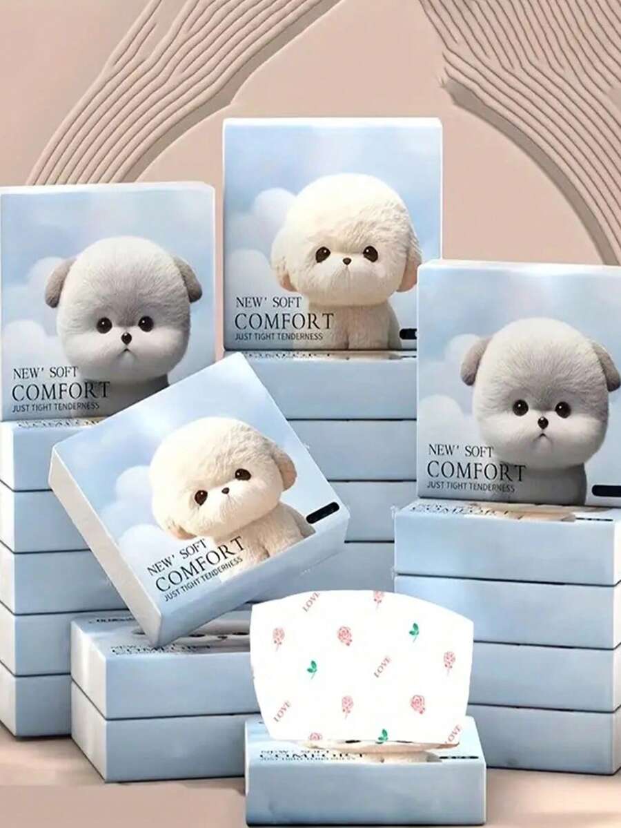 20 paquetes de pañuelos portátiles hechos de madera natural, bolsas pequeñas de papel delgado, 3 capas de papel delgado de bolsillo, bolsa de toalla facial personal linda, adecuada para regalos de fiesta de boda. Cuidado facial de alta calidad, regalo súper agradecido para el Día de la Madre para la familia, regalo romántico