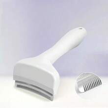 Stainless Steel Tooth Cat Detangling Brush Arched Head Anti Pet Grooming Tool Ergonomic Handle Pet Care Supplies