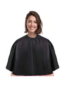 5pcs Oversized Perming & Dyeing Foil Capes, Waterproof Hairdressing Accessories - Black - View 3