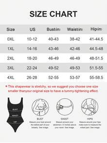 1pc Women Plus Size Shapewear, Seamless Strapless Backless Bodyshaper With Removable Straps, Black, Summer - Brown - View 9